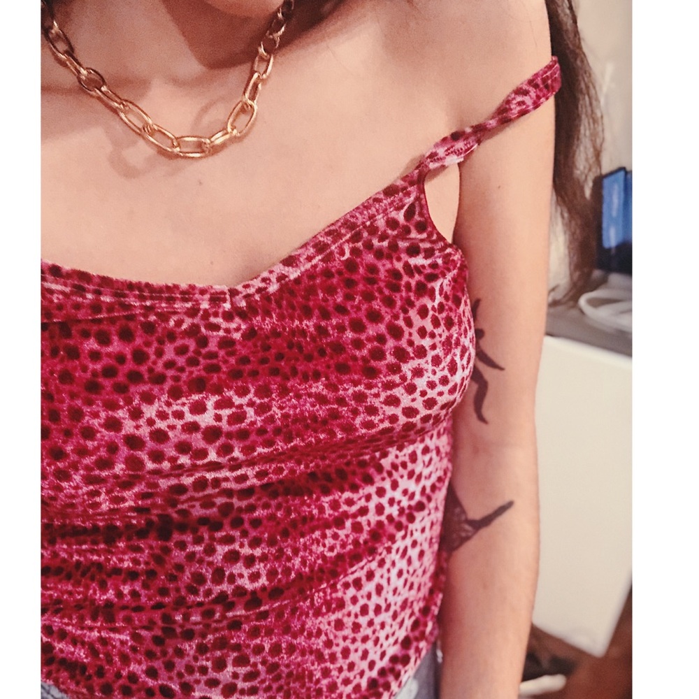 Cheetah tank top
